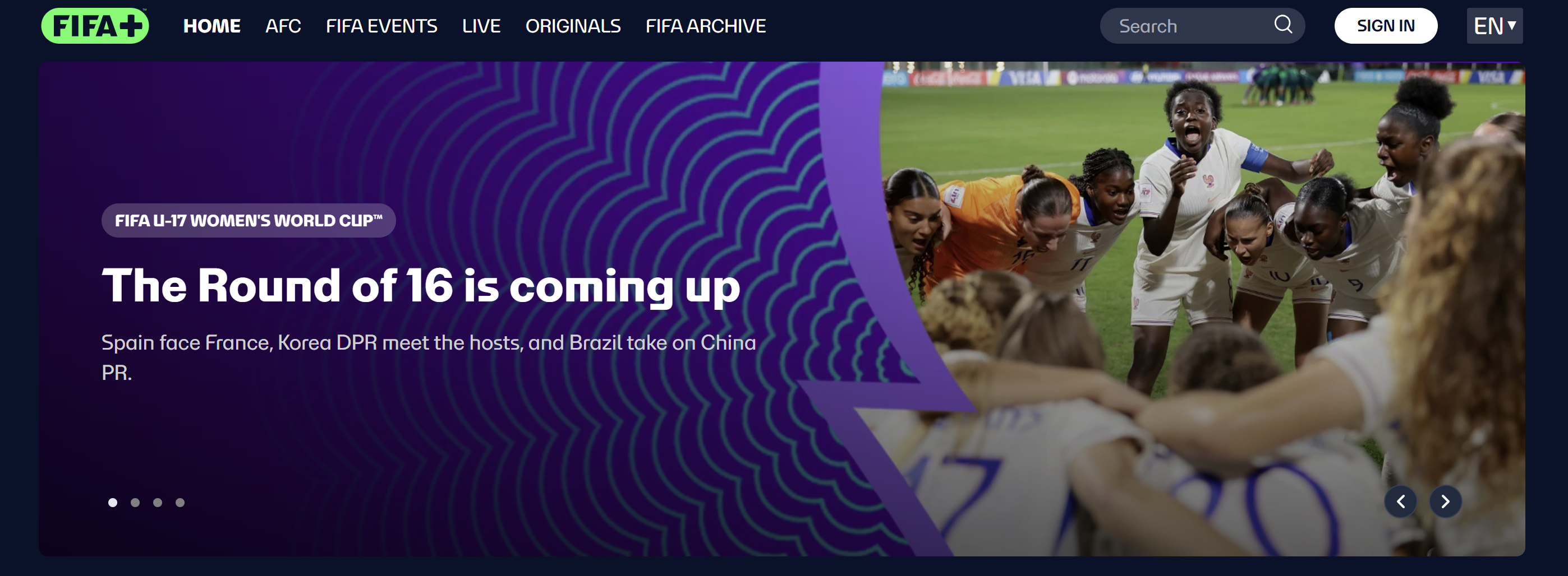 FIFA+ Live Streaming | Watch Free Football Matches Online on LiveFIFA