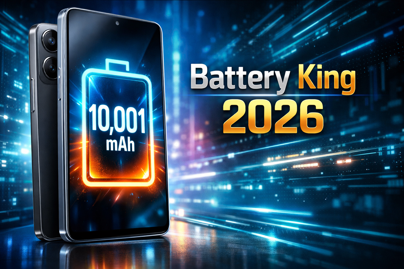 Realme 10,001 mAh Battery Smartphone – The Battery King Is Coming