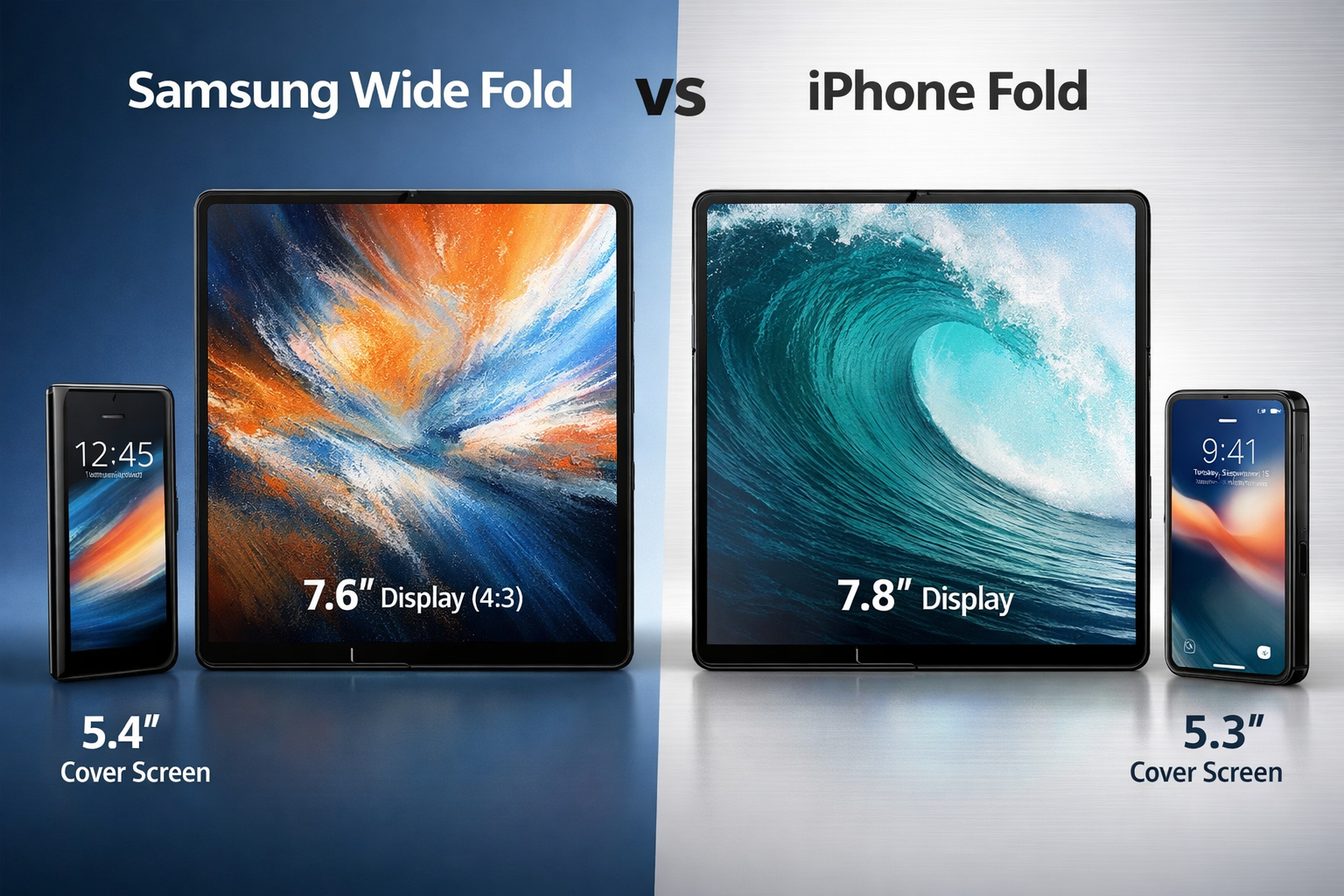 Samsung Wide Fold vs iPhone Fold: Biggest Foldable Phone Battle of 2026