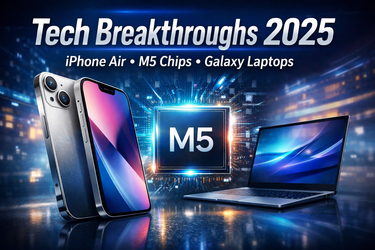 Tech Breakthroughs 2025: Apple iPhone Air, M5 Chips & Samsung Galaxy Laptops