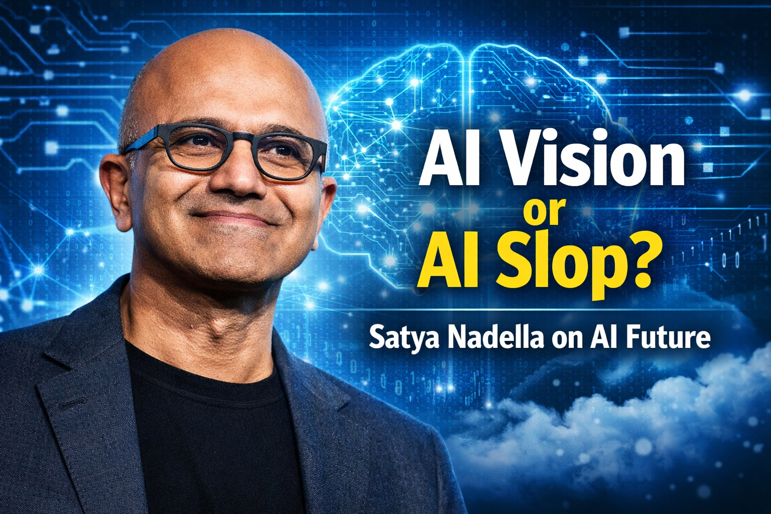 Microsoft CEO Satya Nadella on AI: Vision, Strategy, or “AI Slop”?