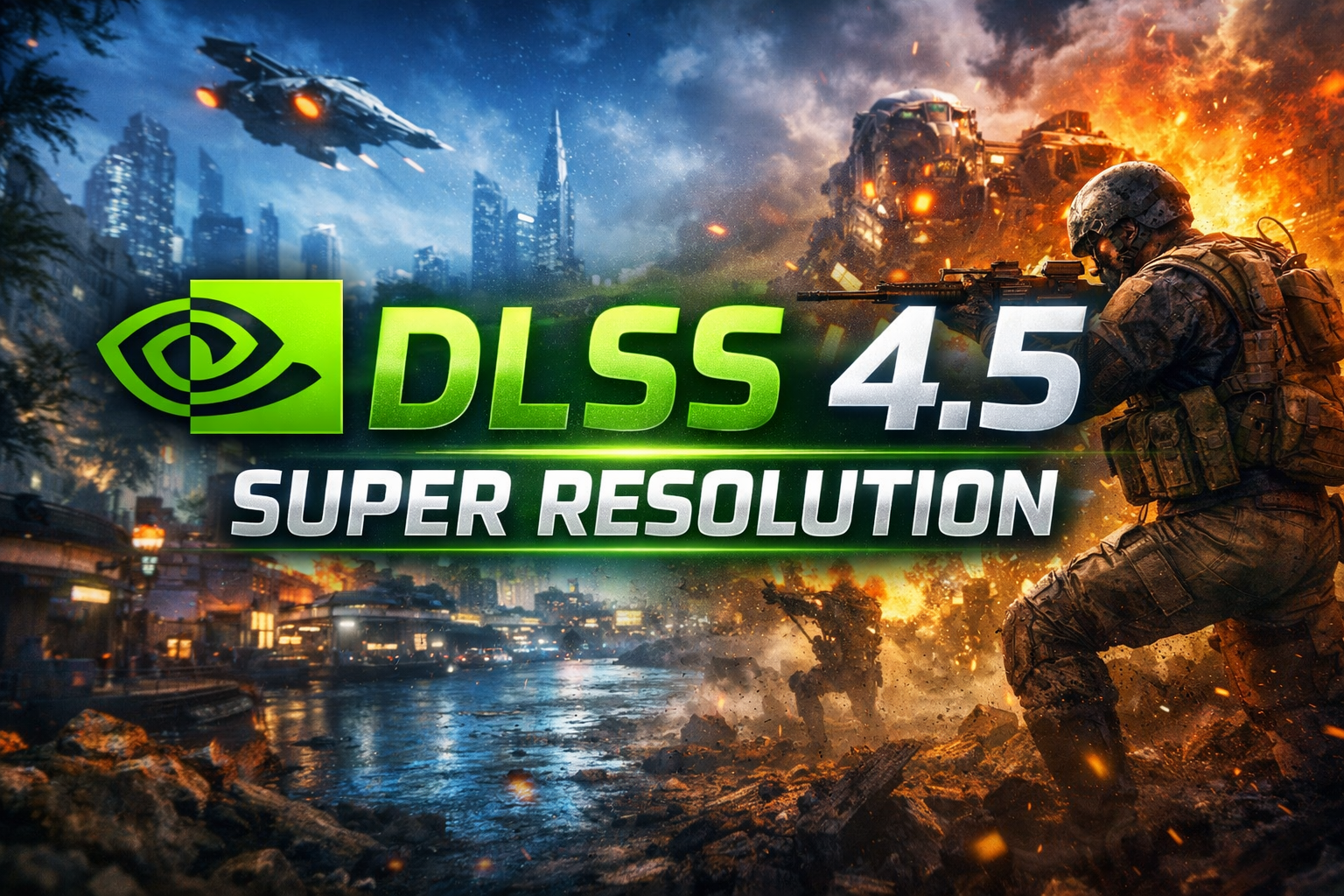 NVIDIA DLSS 4.5 Update: Super Resolution & New GeForce Game Ready Driver