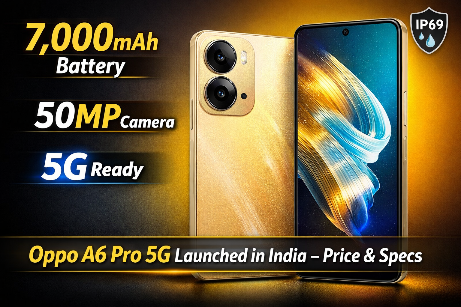 Oppo A6 Pro 5G Launched in India – Price, Specs & Camera