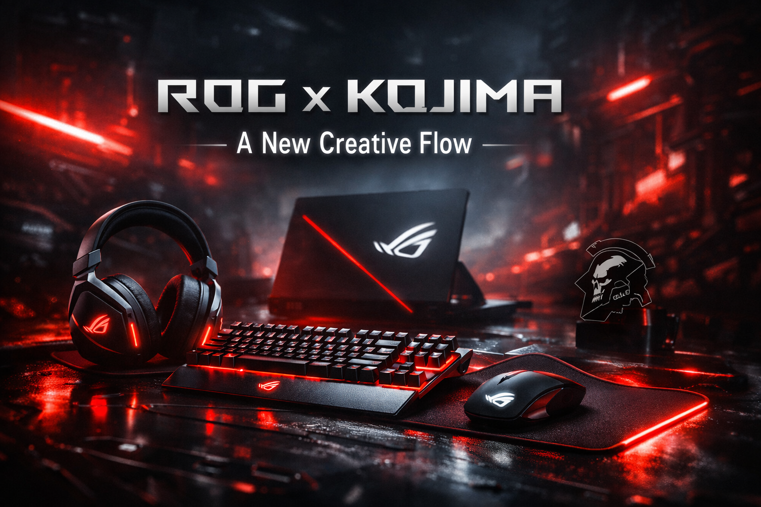 ASUS ROG and Kojima Productions Reveal a New Flow of Gamer Gear