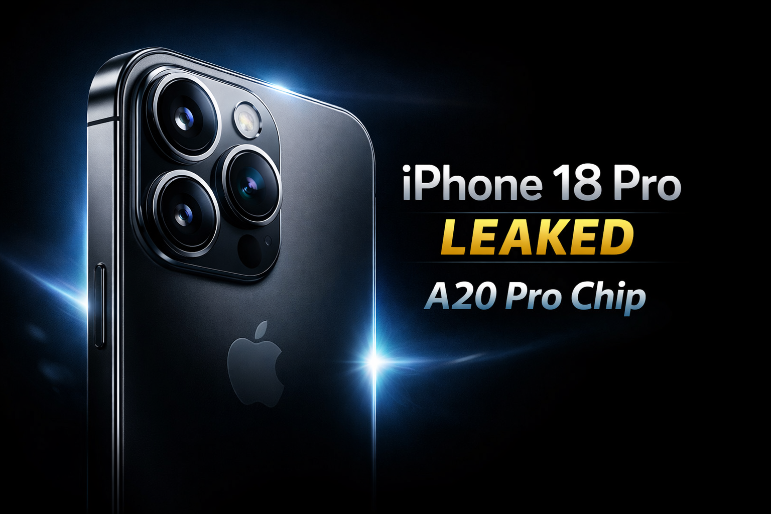 Apple iPhone 18 Pro Specs Leaked: A20 Pro Chip, Camera, Display & India Launch