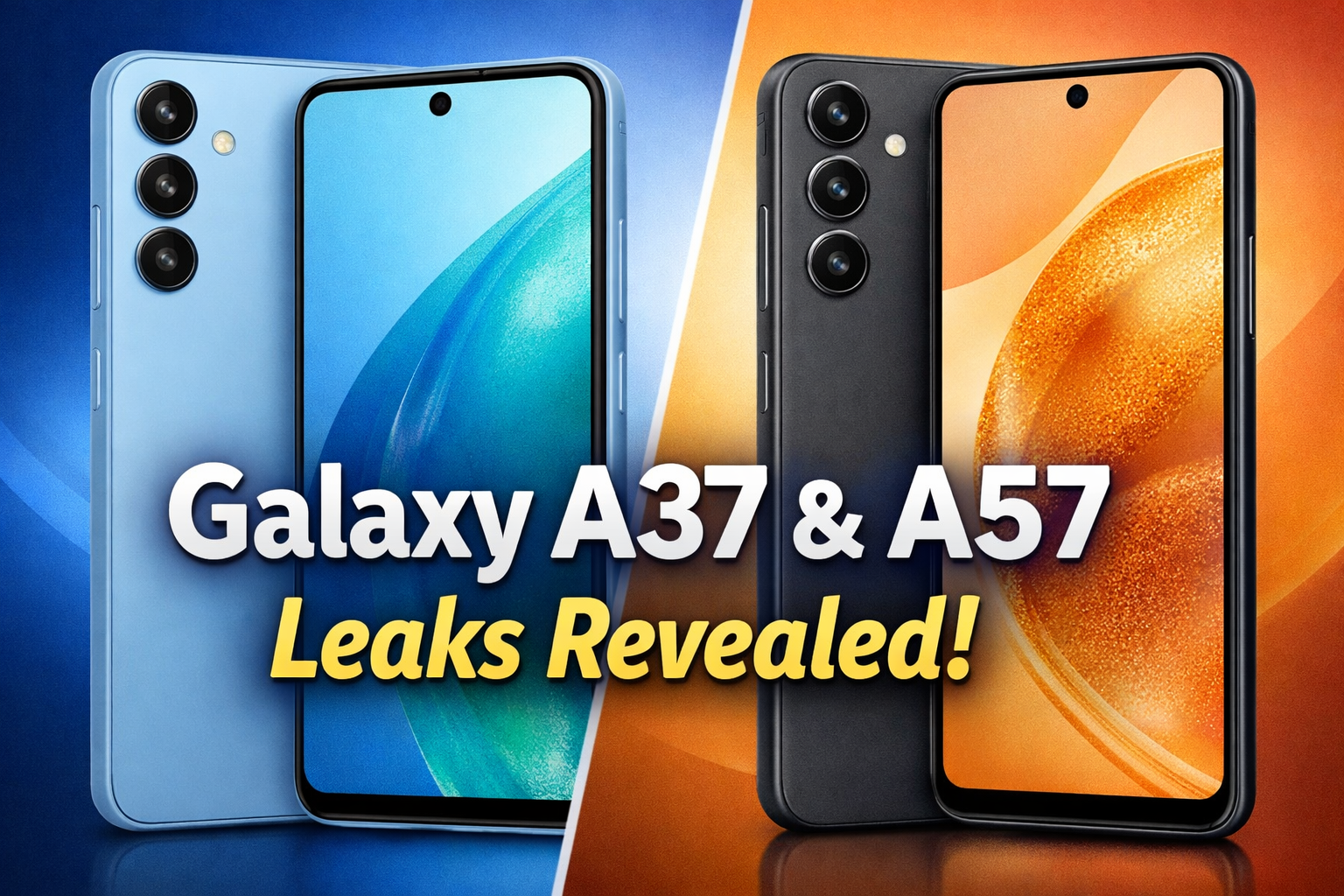 Samsung Galaxy A37 & A57 Leak: Design and Specs Revealed