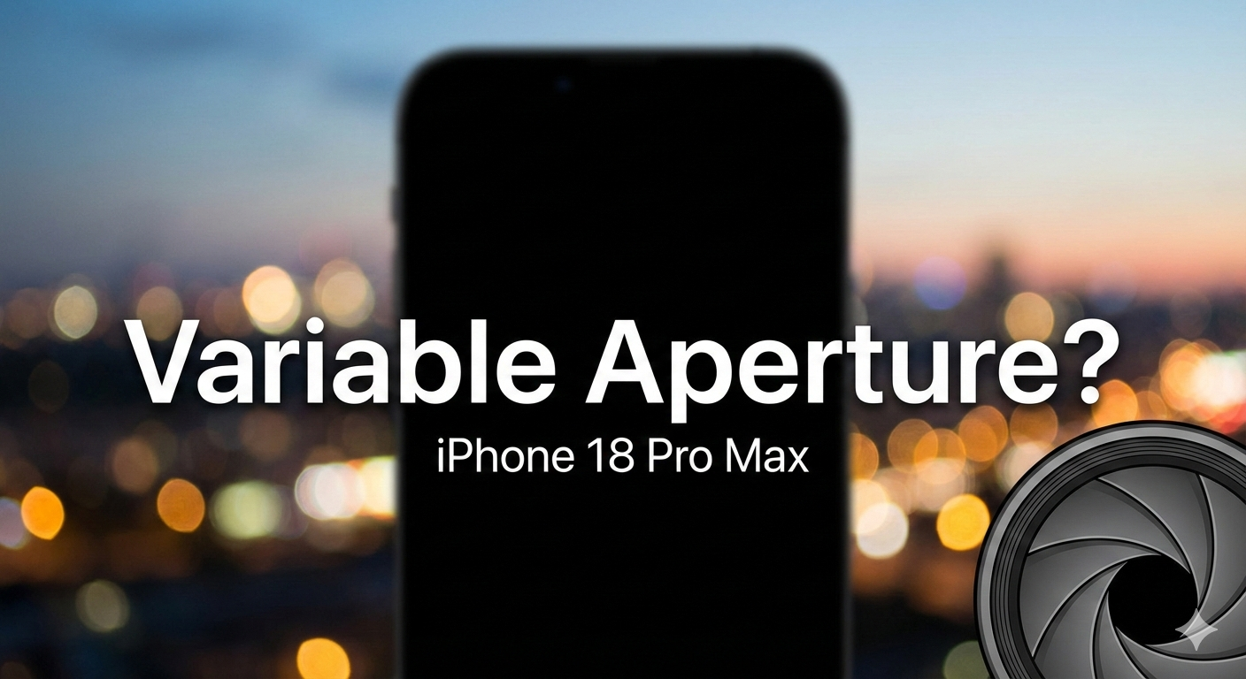 iPhone 18 Pro Max: Variable Aperture Camera Rumor Explained