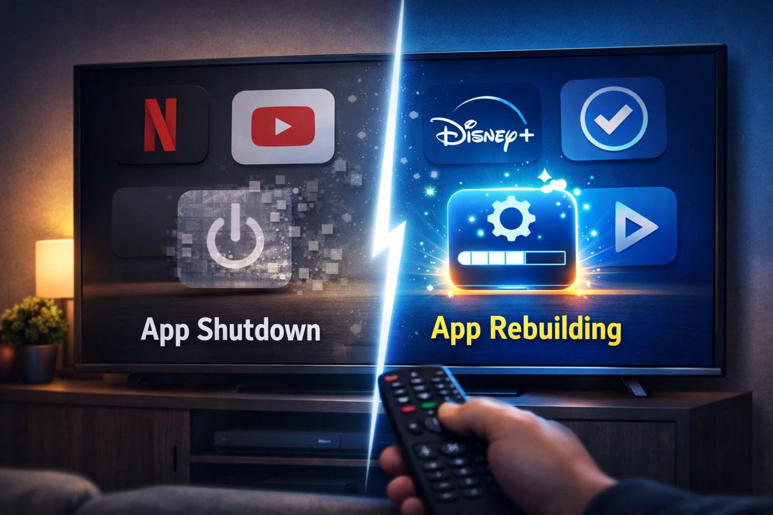 TV App Whiplash: Shutdowns, Rebuilds & New Gatekeepers