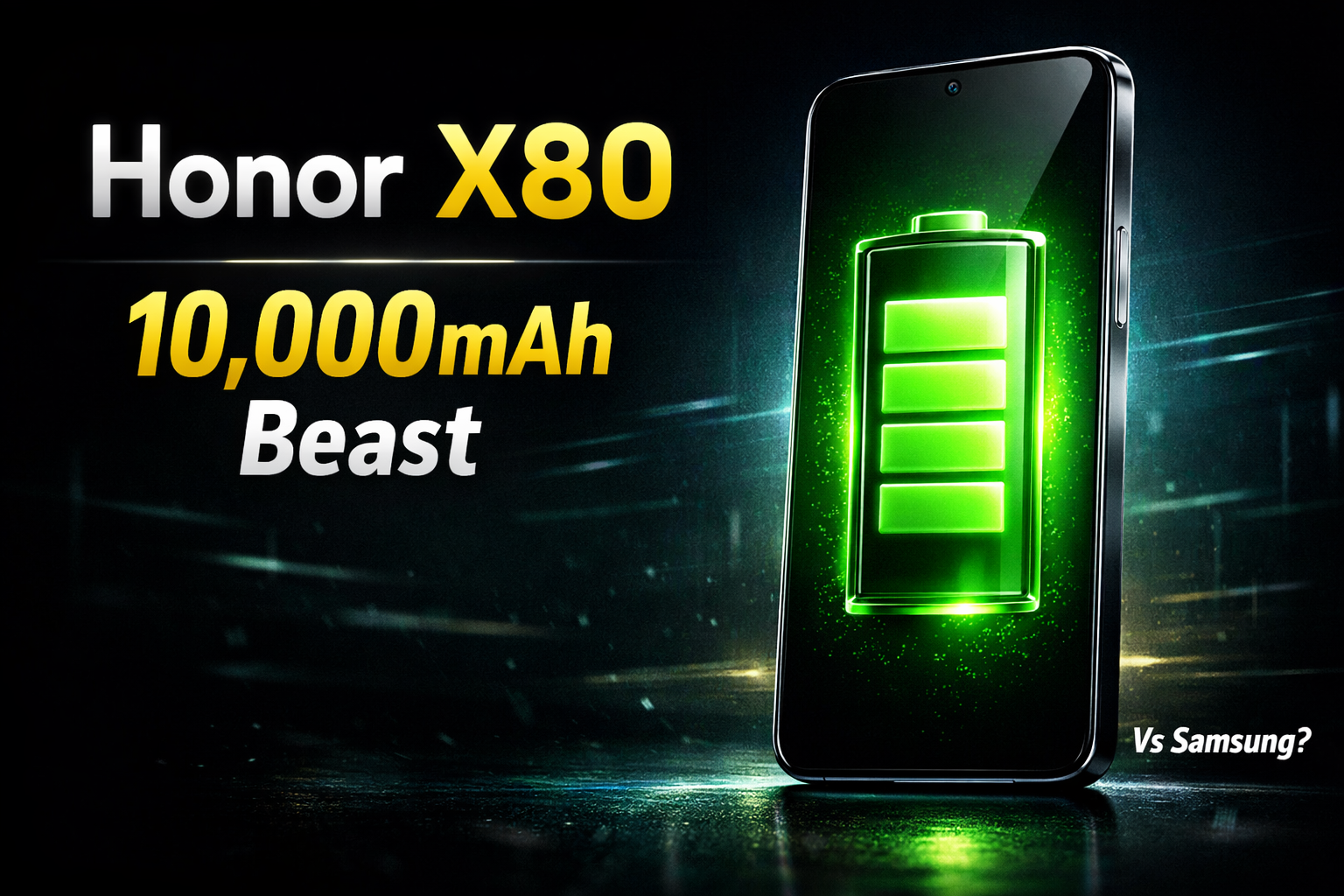 Honor X80 with 10,000mAh Battery – Could Outperform Samsung in 2026