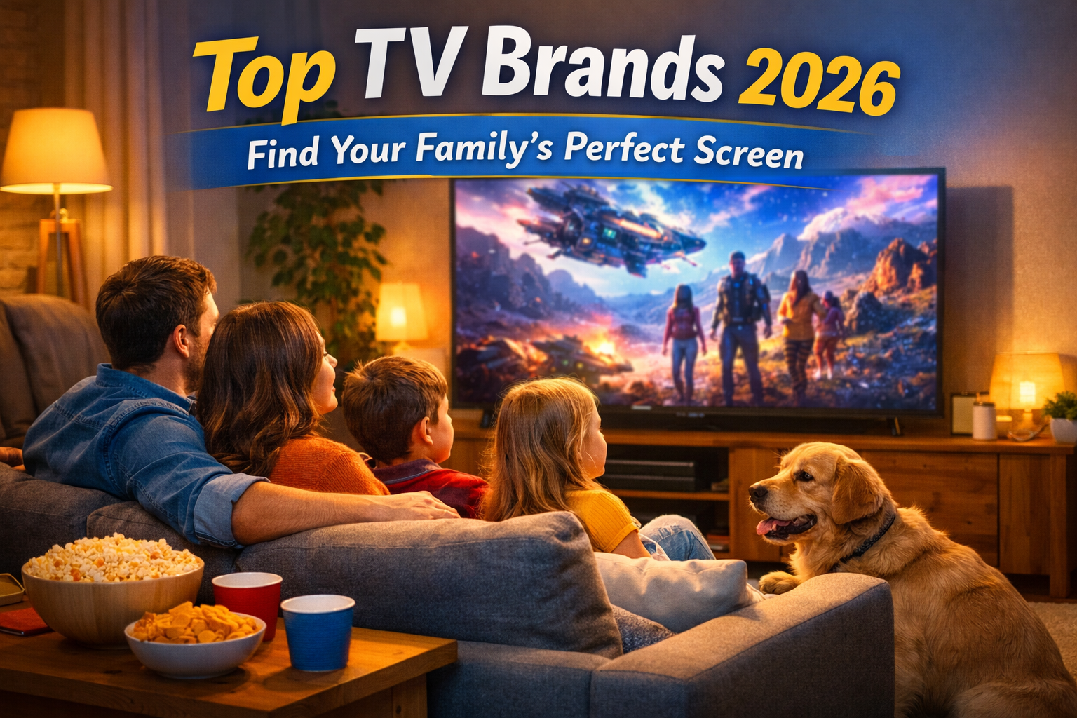 Best TV Brands 2026: Top TVs for Family Movie & Gaming Nights
