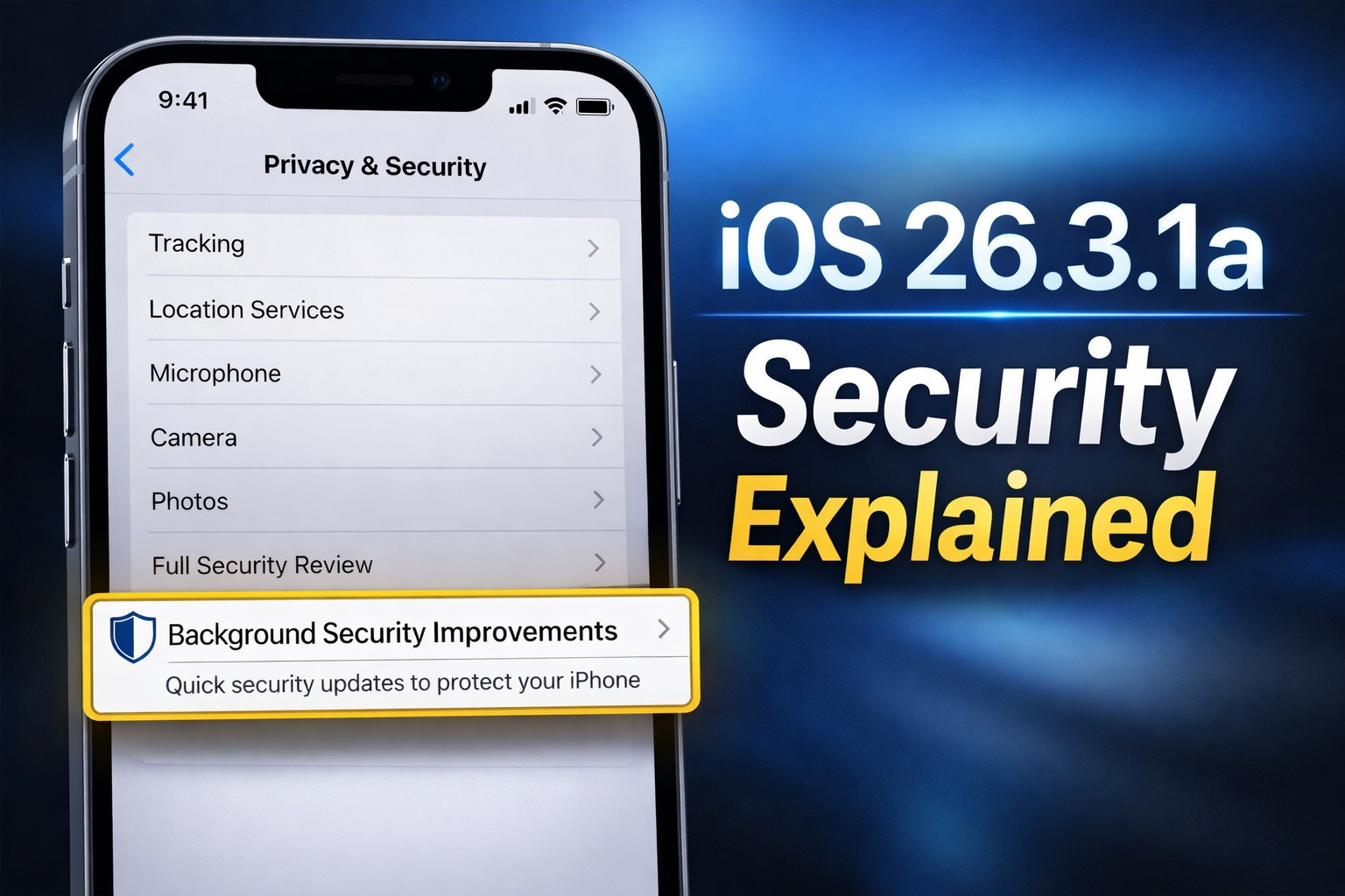 View of iOS 26.3.1 Update: Bug Fixes & Security Improvements - Bigsansar