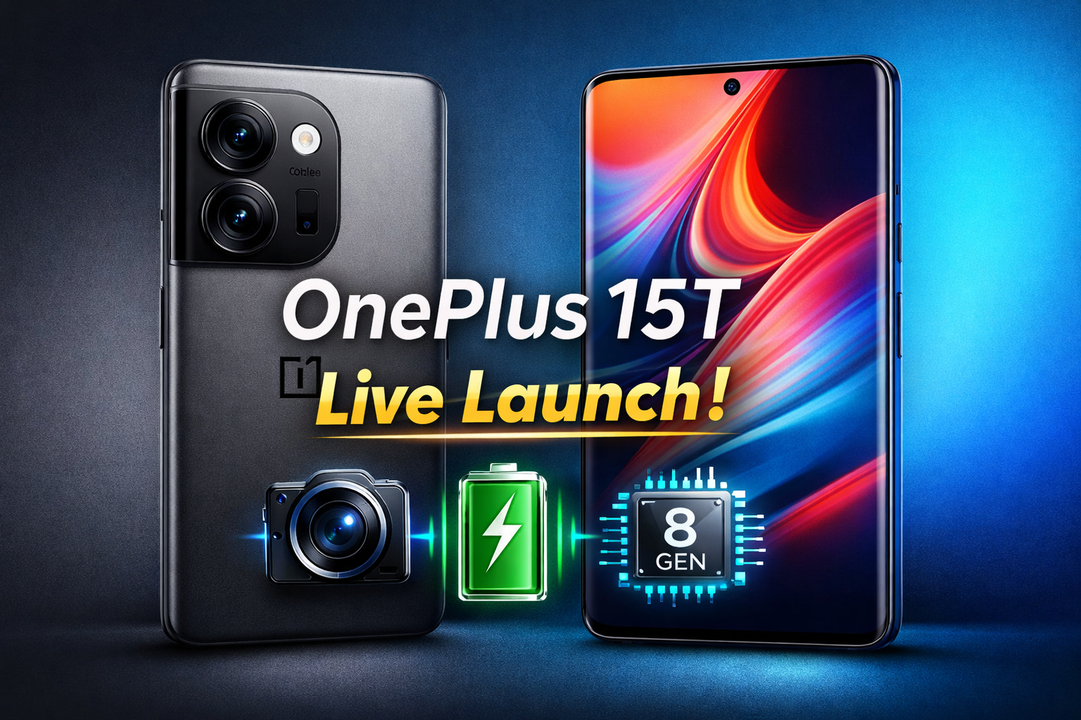 OnePlus 15T Live Launch: Price, Specs, Camera, Battery & Features 2026