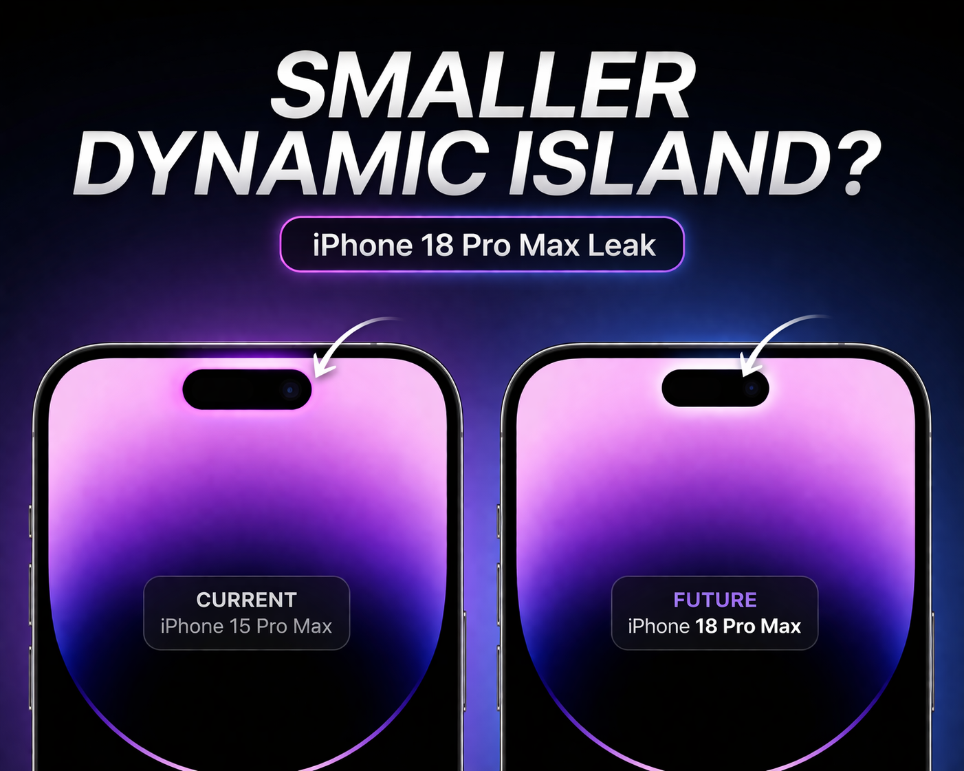 iPhone 18 Pro Max Leak: Smaller Dynamic Island Rumors Explained