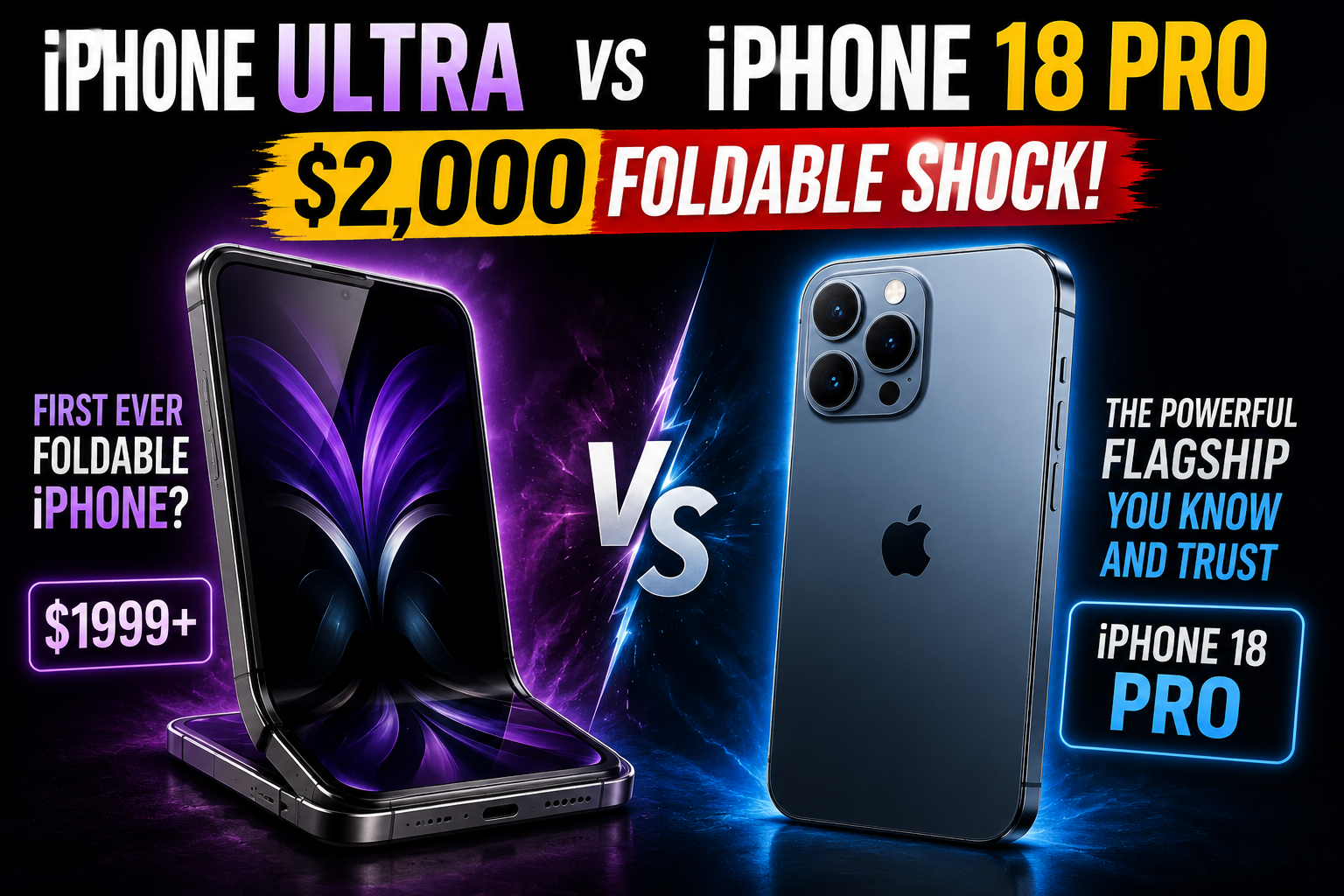 iPhone Ultra Price 2026: Apple Foldable Leak, Features & iPhone 18 Pro Impact ExplainediPhone Ultra