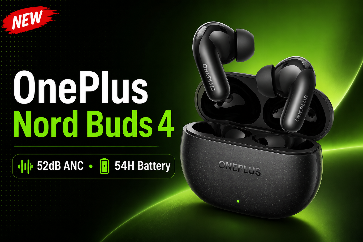 OnePlus Nord Buds 4 Review: 52dB ANC, 54-Hour Battery & Features Explained