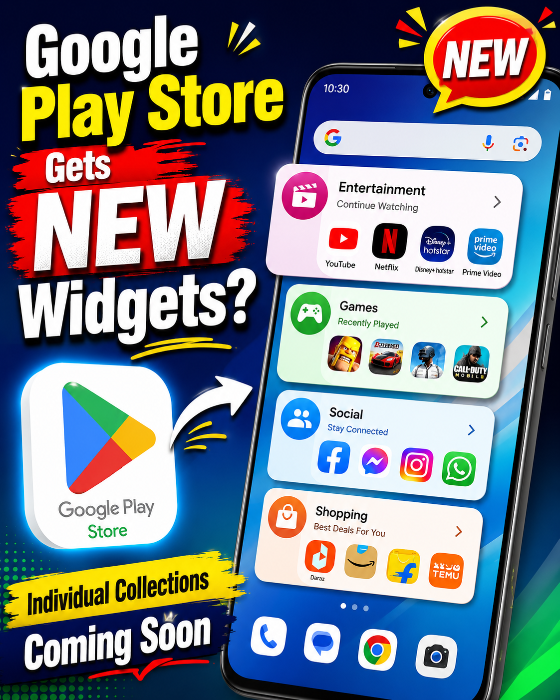 Google Play Store Could Soon Get Individual Collection Widgets