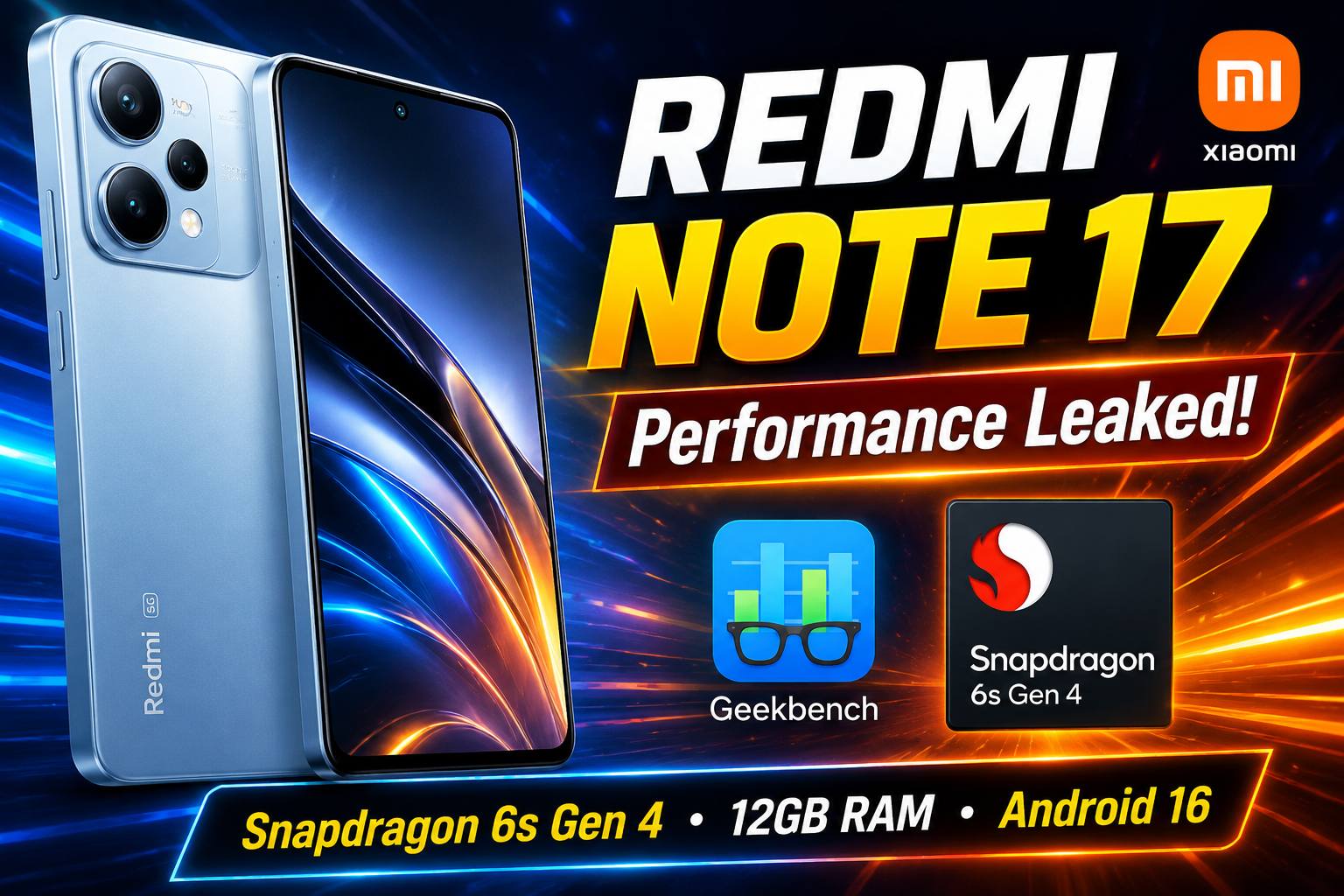 Xiaomi Redmi Note 17 Performance Leaked Before Launch