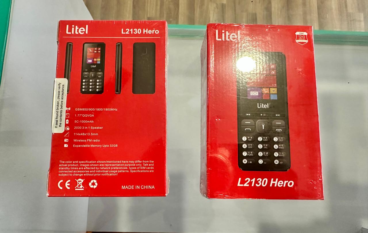 Litel Hero L2130 Keypad Mobile Phone – 1000mAh | Black