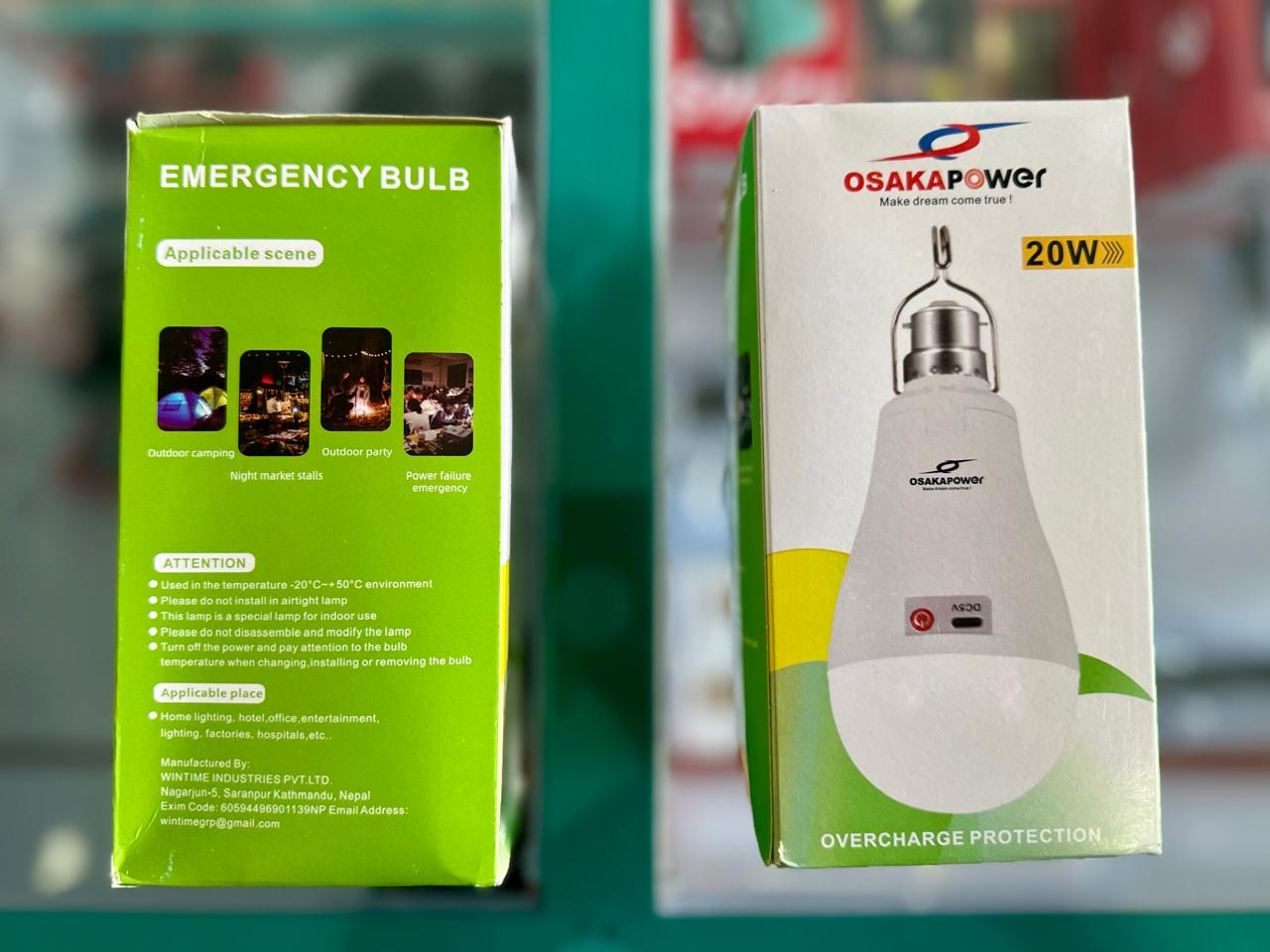 osakapower emergency blub 20w