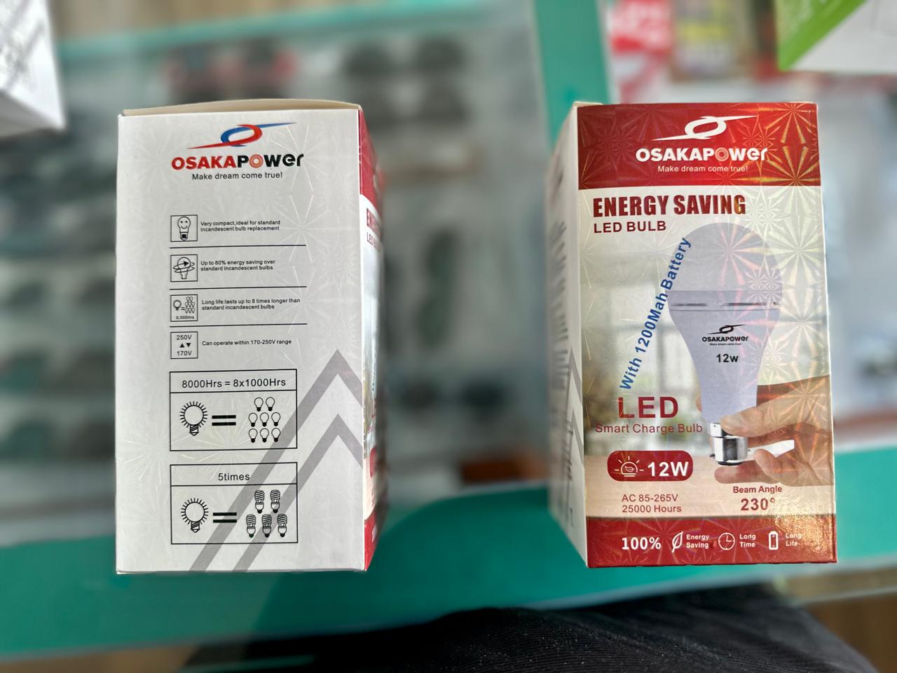 osakapower energy saving led blub 12W