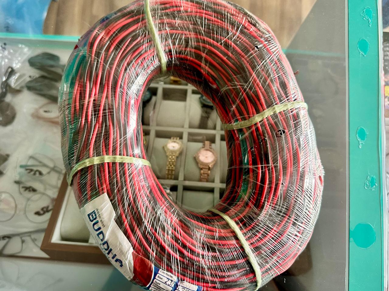 black red wire