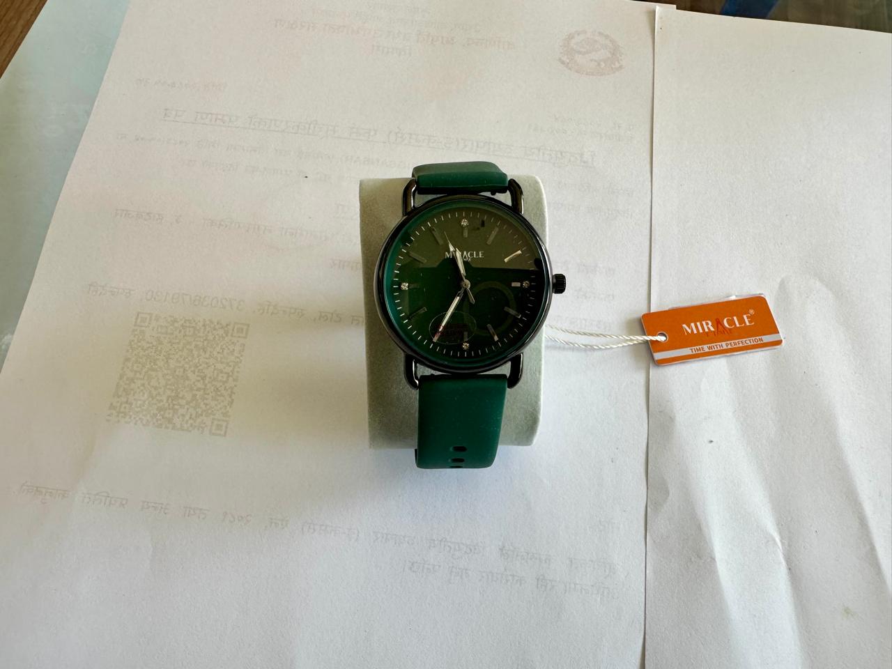 miracle  time watch plastic bend
