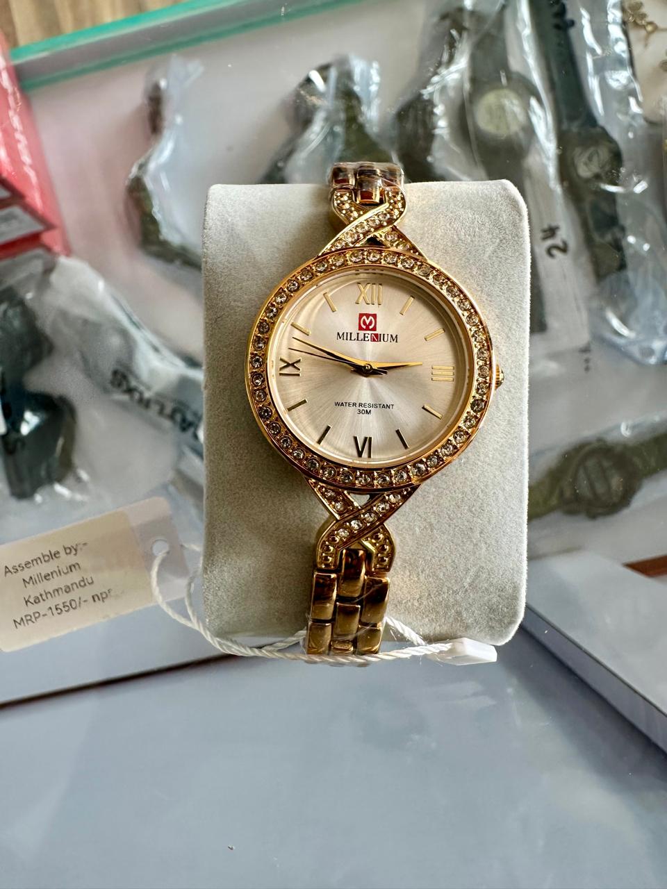 millenium lady watch water resistant 30m