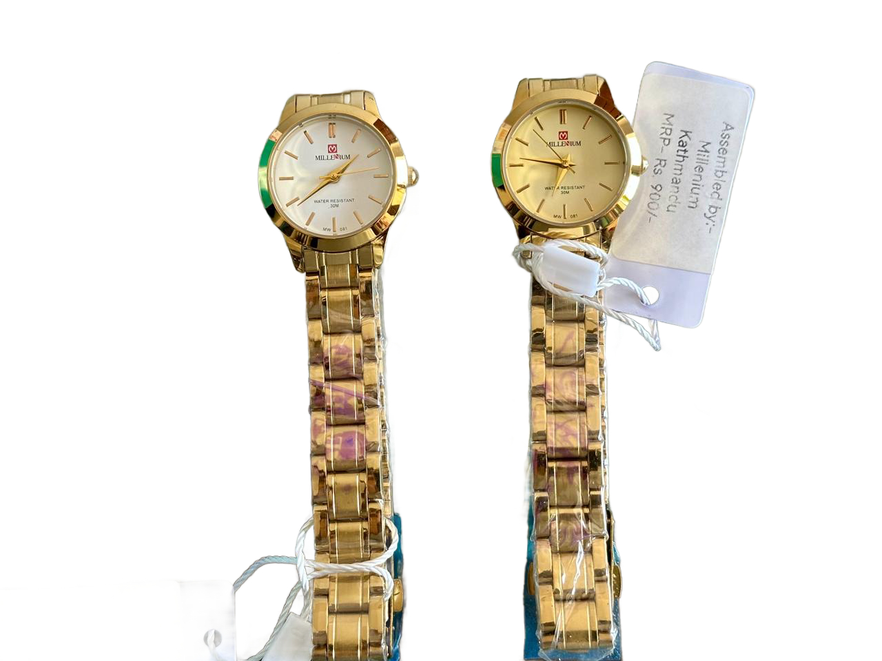 Millenium Ladies Gold Stainless Steel Watch