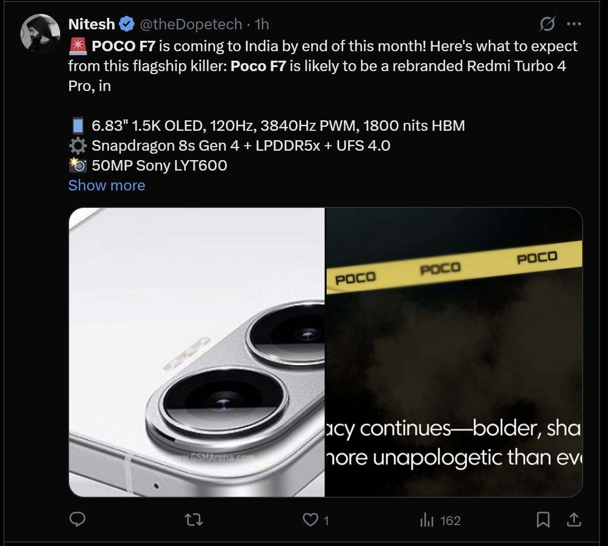 xiaomi poco f7