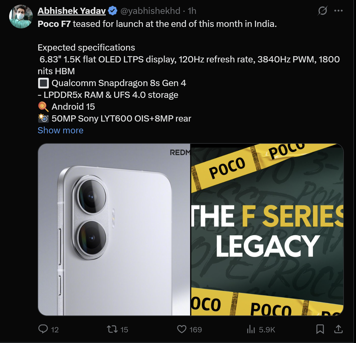 Xiaomi Poco F7