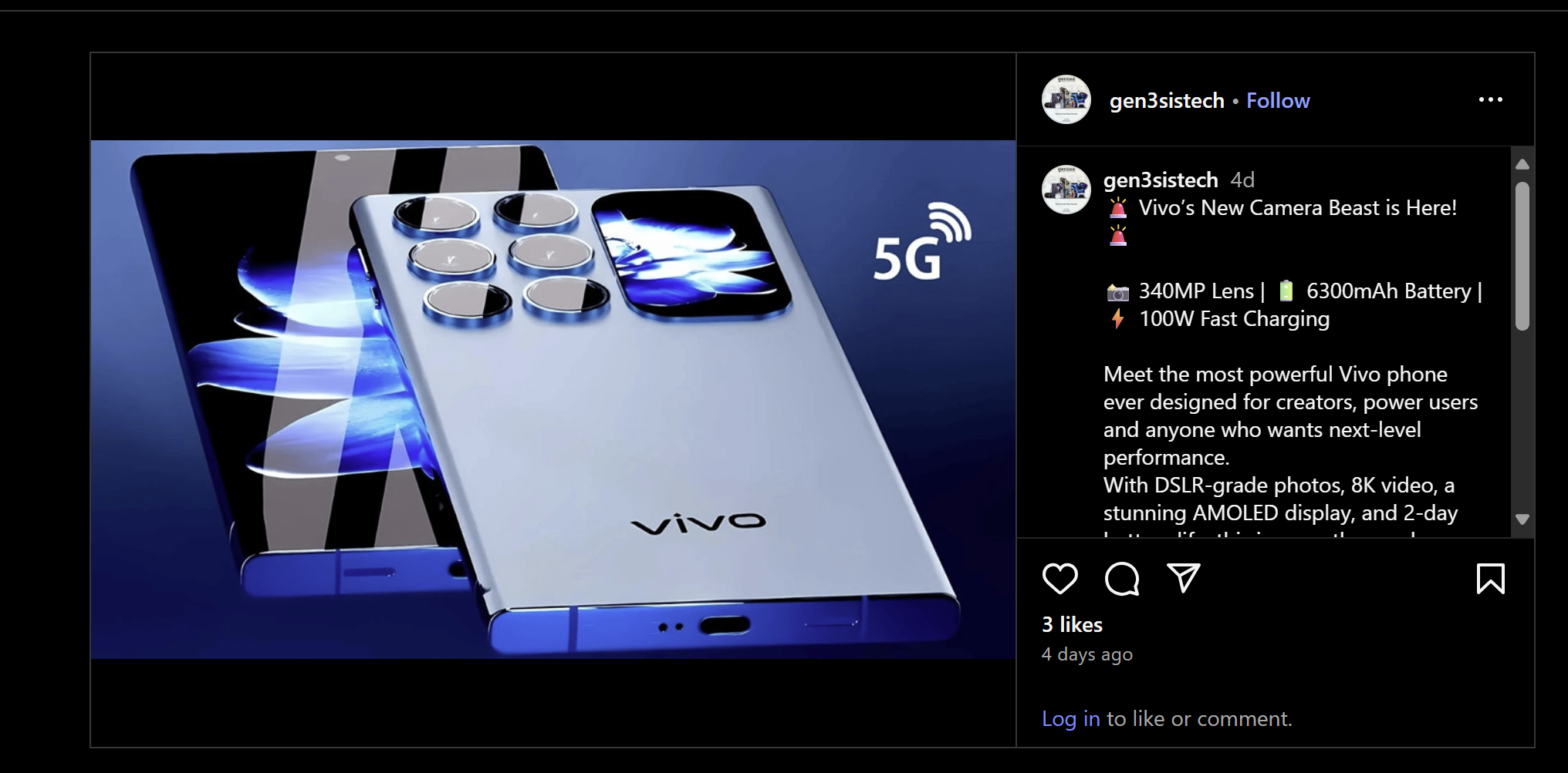 vivo 340 mp camera