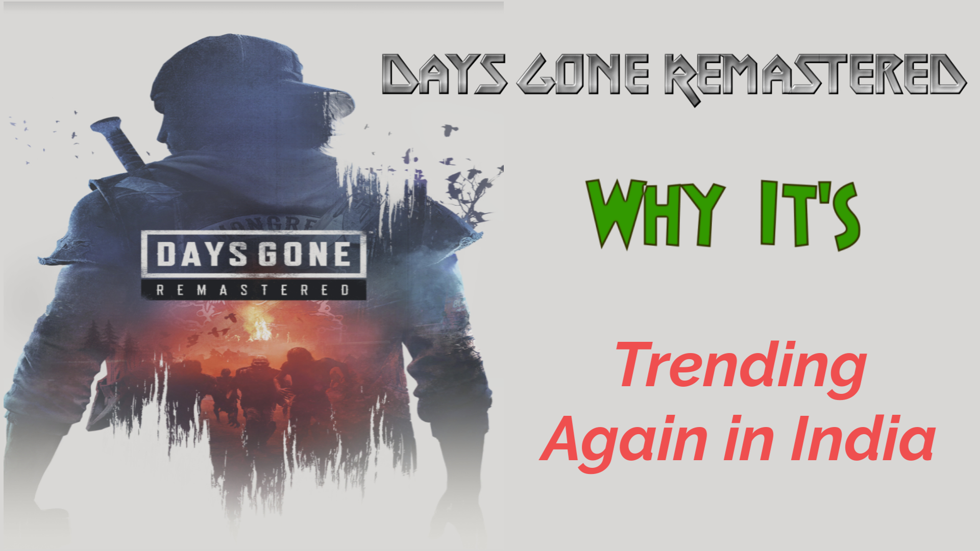 Days Gone Remastered Trending in India – Here’s Why It Deserves a Second Chance