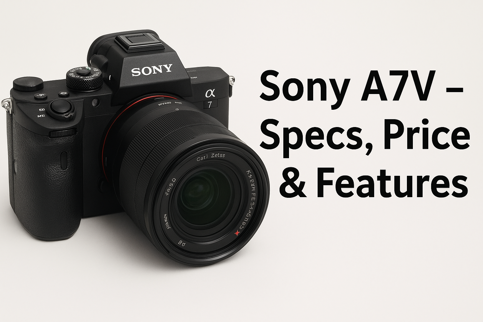 Sony A7V Mirrorless Camera Launched – Specs, Price & Features