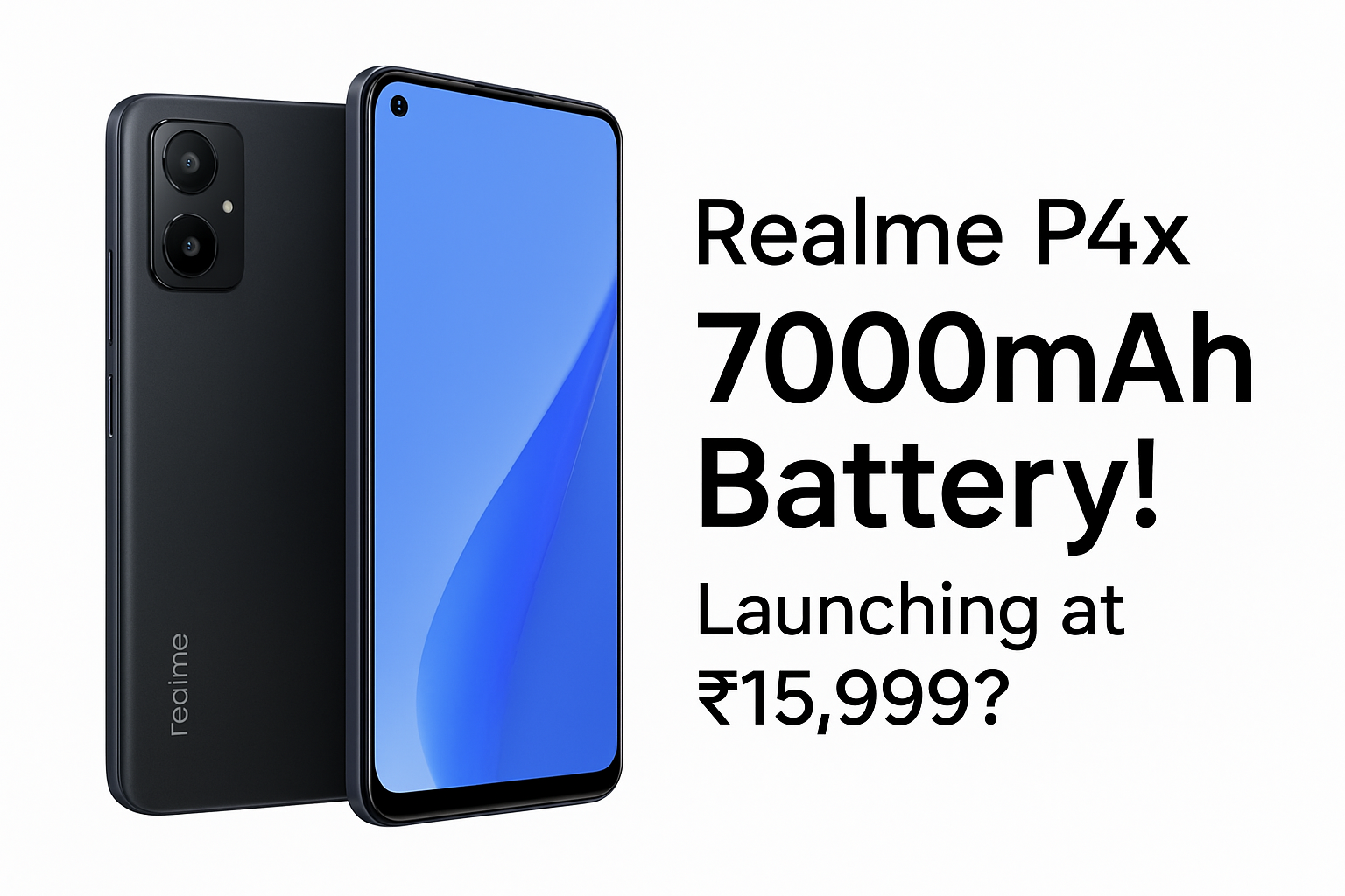Realme P4x Launch: 7,000mAh Battery, Features, Specifications & Price in India