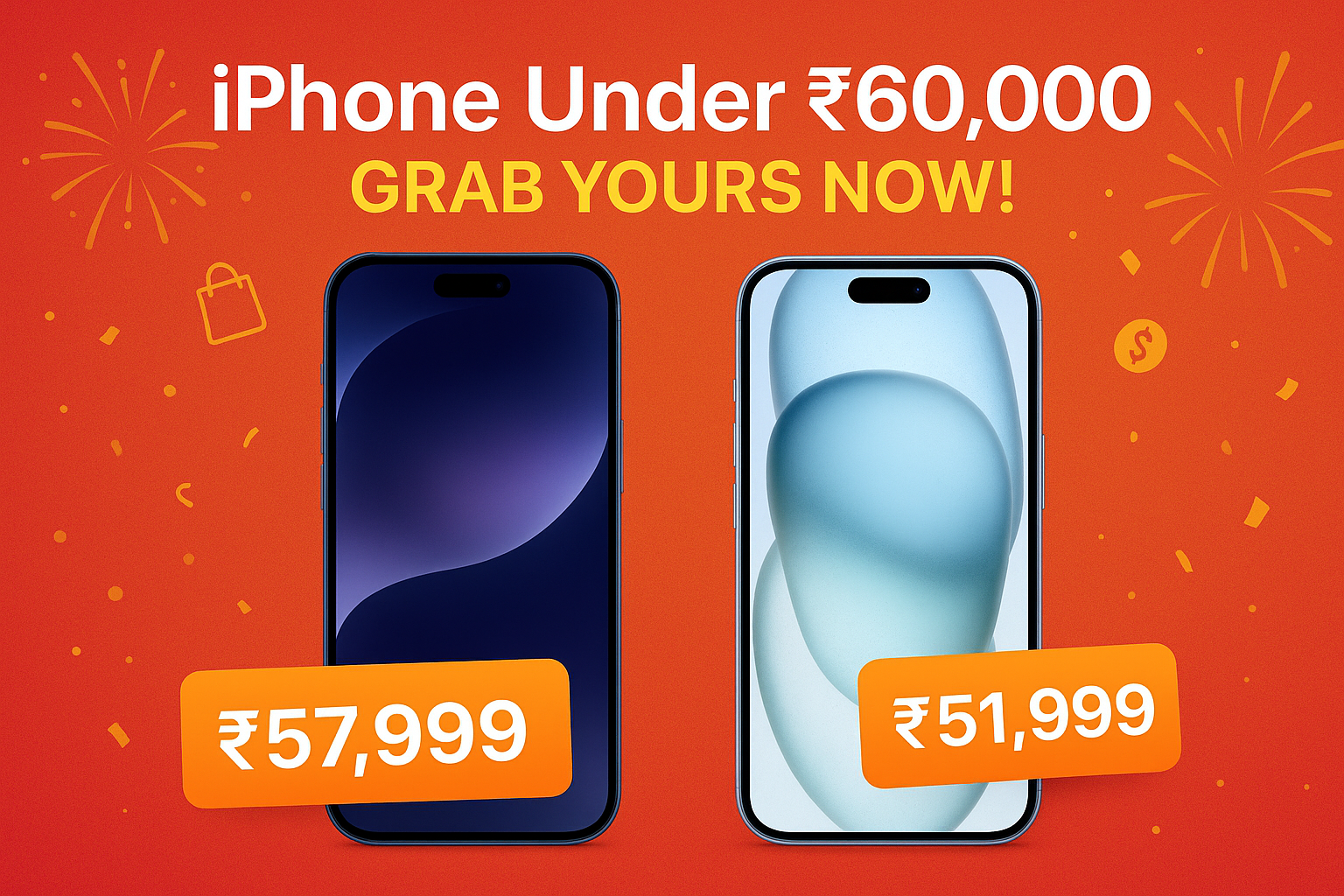 iPhone 16 & iPhone 15 Under ₹60,000 in India | New Year 2026 Deals