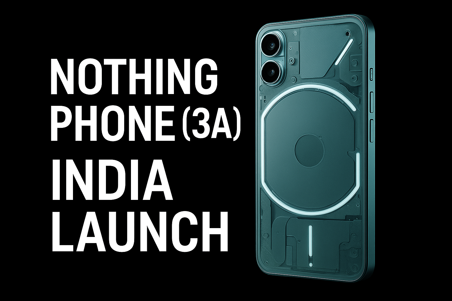 Nothing Phone (3a) Community Edition Launched in India | Price & Features
