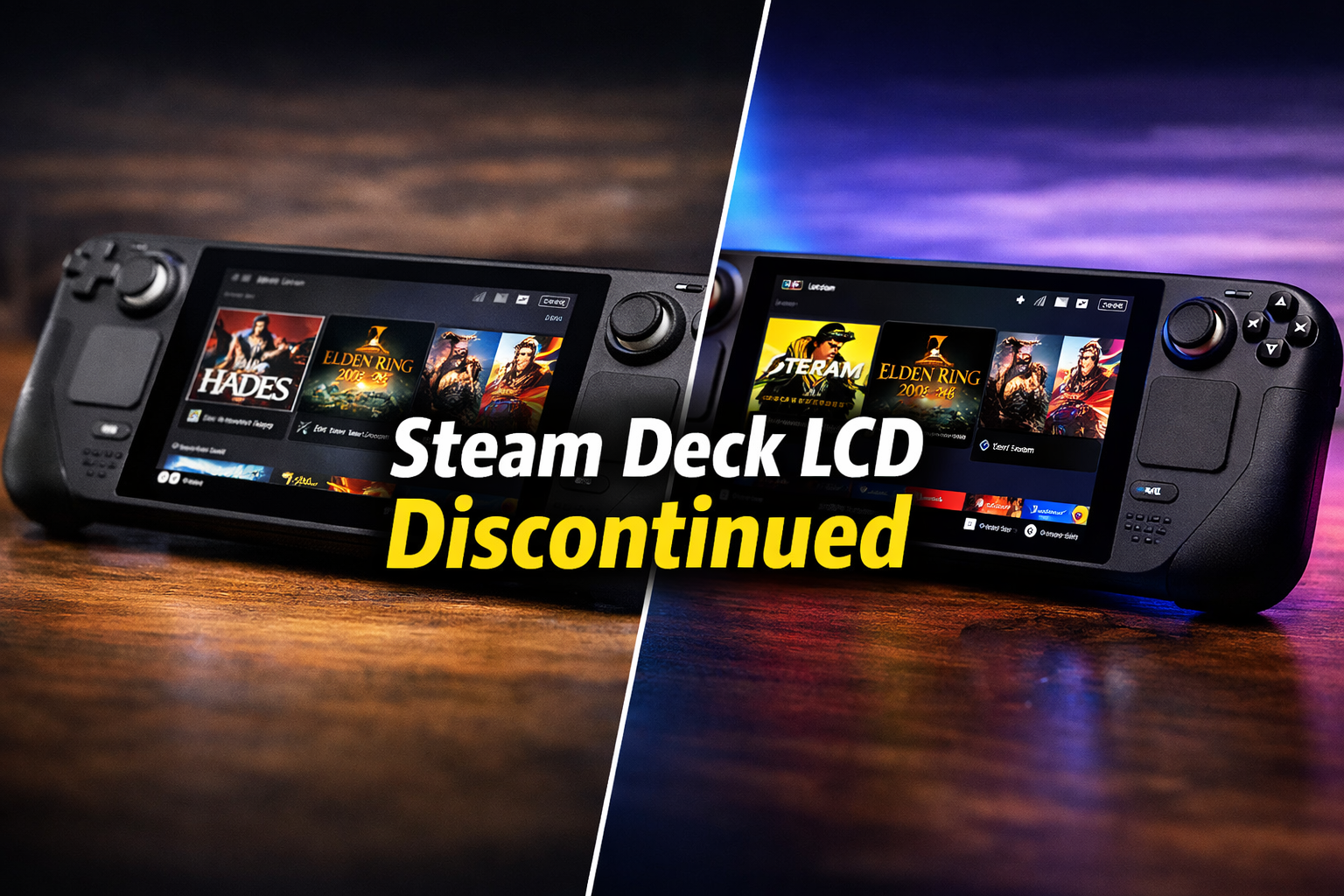 Valve Discontinues Steam Deck LCD, OLED Becomes the Only Option